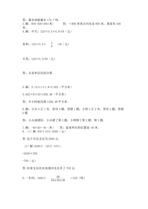 小升初数学应用题50道【基础题】.docx