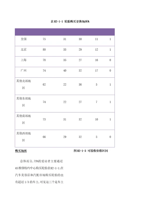 浩顿英菲品牌地图轮胎市场消费者报告