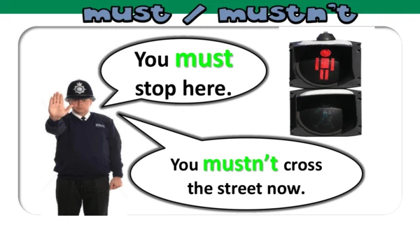 Unit 4 Roadsafety Grammar must mustn't的用法课件(共53张PP