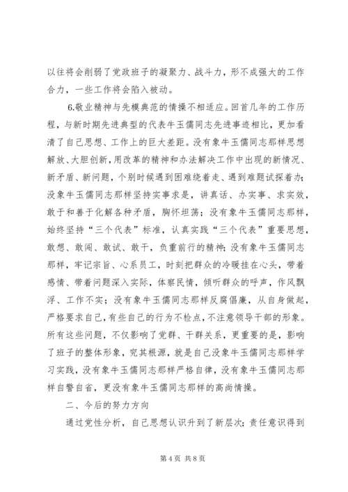 企业党委副书记的个人分析材料.docx