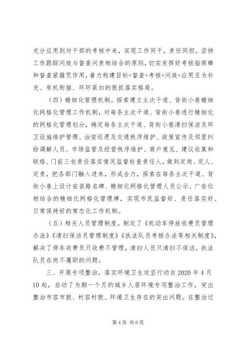 城乡人居环境专项整治汇报材料.docx