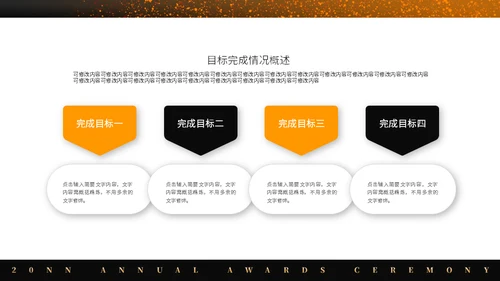 奥斯卡之夜年会颁奖通用PPT模板