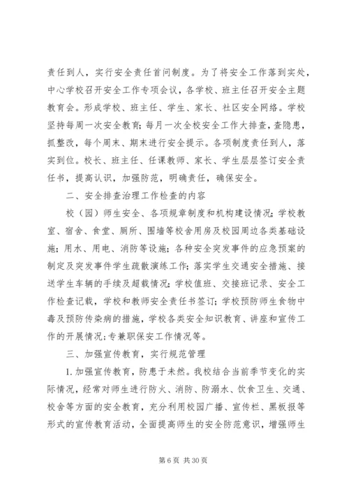 学校园安全隐患排查治理活动情况汇报.docx