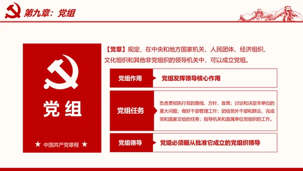 学习解读党的章程十九大新党章PPT微党课