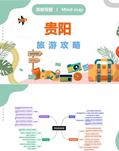 贵阳旅游攻略思维导图