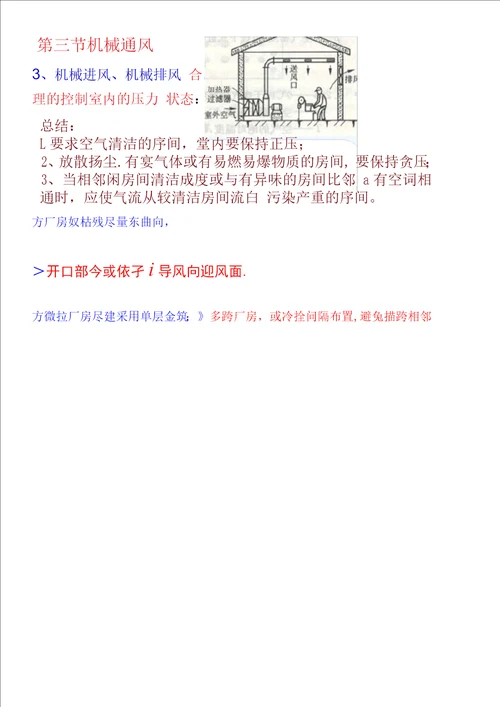 暖通空调复习知识点练习题