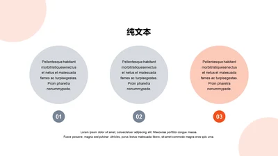 扁平PPT纯文本