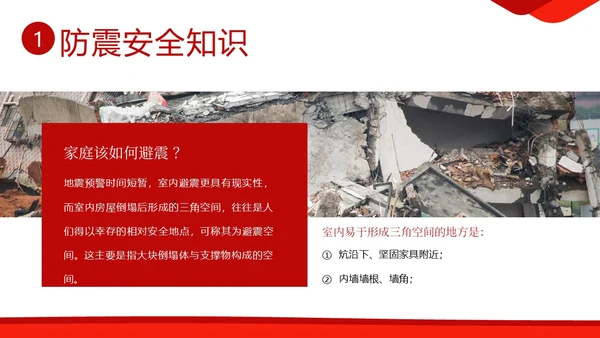 防震减灾5月12日全国防灾减灾日学校防灾防震演练PPT课件