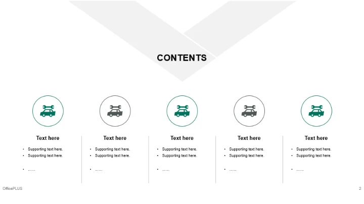 绿色插画建筑工程工作总结PPT案例