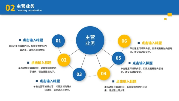 蓝色实景商务企业宣传介绍PPT模板