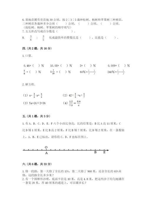 苏教版小升初数学模拟试卷及答案【名校卷】.docx