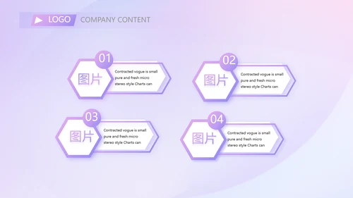 紫色化妆品公司企业宣传简介介绍动态PPT模板