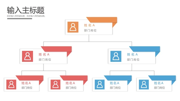 组织结构样式合集PPT模板