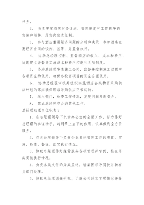 总经理助理岗位职责.docx