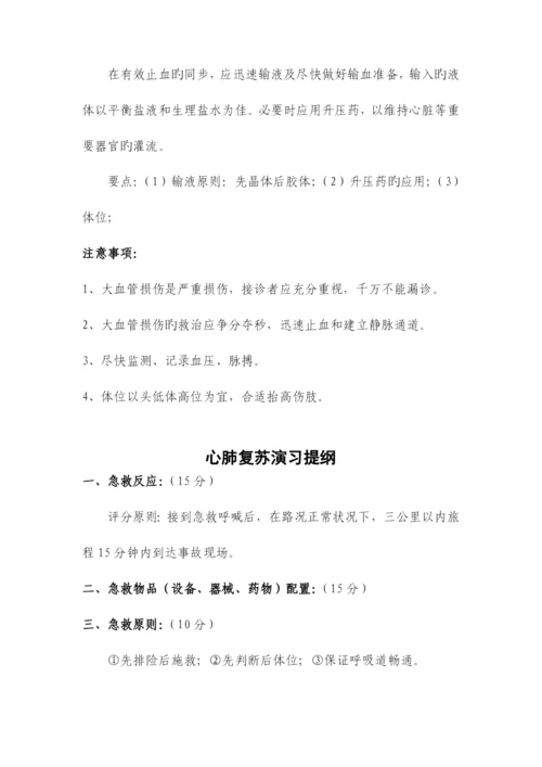 关于医院急救中心急救演练方案.docx