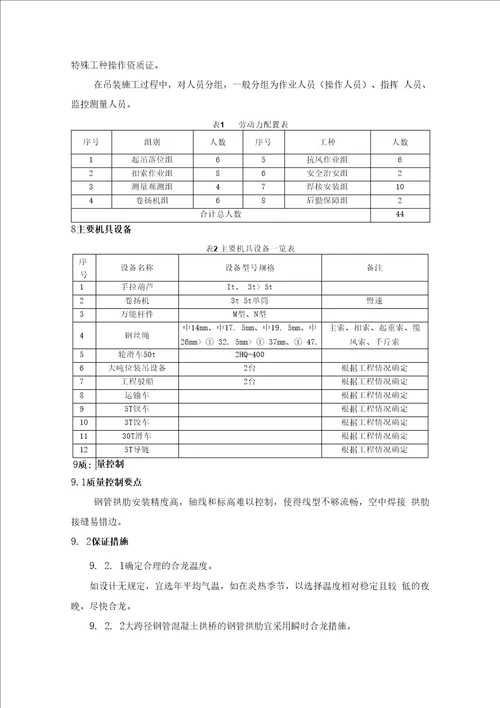 无支架安装施工工艺工法缆索吊安装