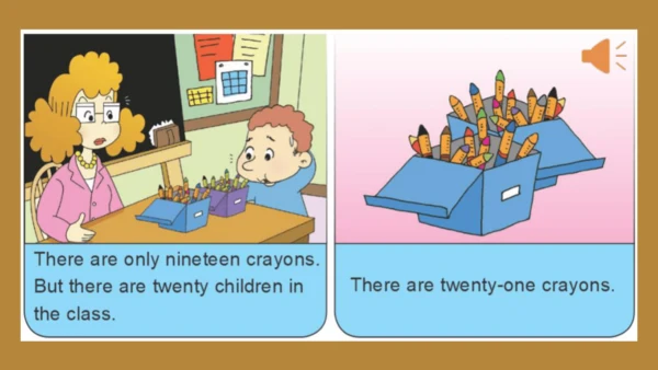 Module 5 Unit 1  There are only nineteen crayons.课