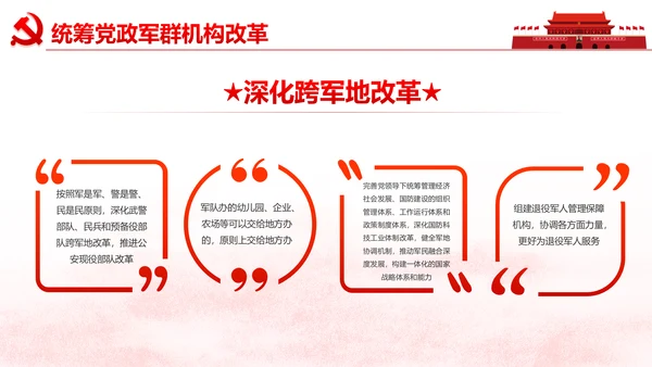 中央关于深化党和国家机构改革的决定PPT