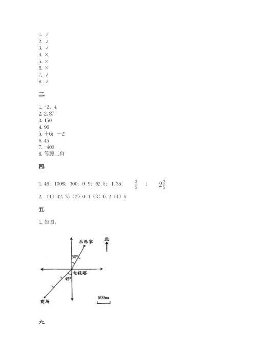 人教版六年级数学小升初试卷【新题速递】.docx