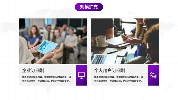 简约商务高级商业模式画布商业计划PPT模板