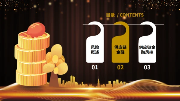供应链金融风控管理培训通用PPT模板