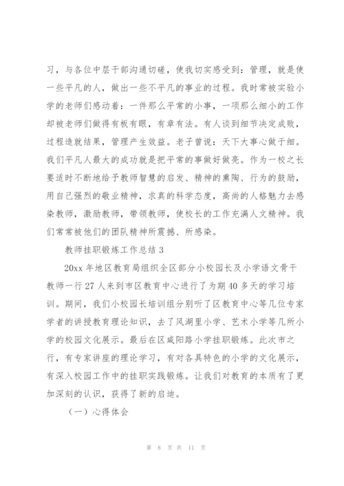 小学教师挂职锻炼个人工作总结锦集范文3篇.docx