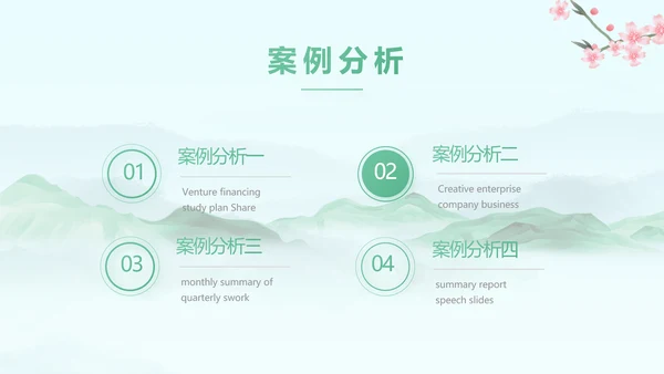 我的家乡江南旅游介绍展示ppt动态模板