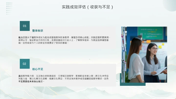 汉语言文学专业大学生职业生涯规划发展展示PPT模版