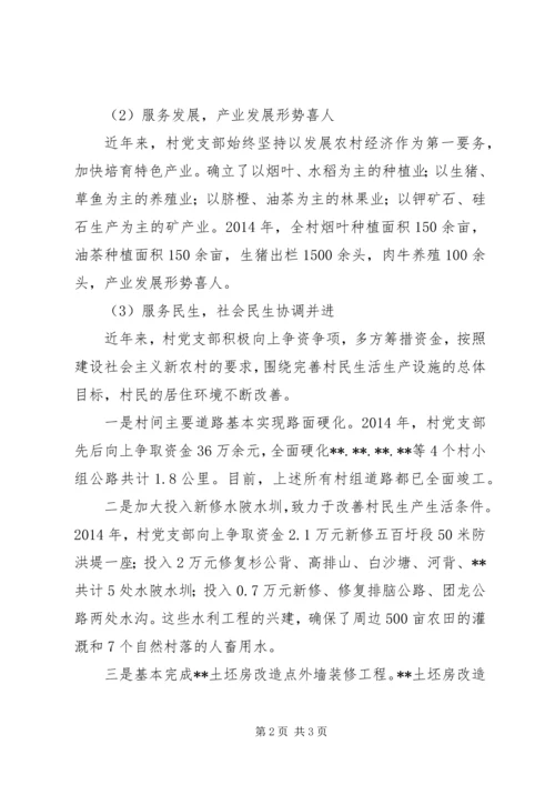 村党支部先进事迹材料_1.docx