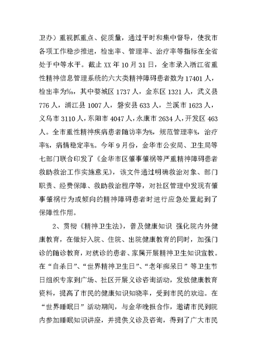 医院年度工作总结 7