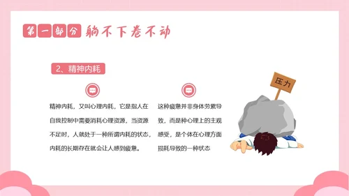 2023年拒绝内耗不躺平敢做自己努力奋斗励主题班会PPT课件