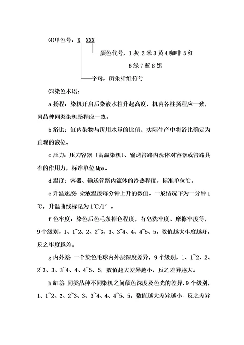 条染车间挡车工操作规程及应知修订