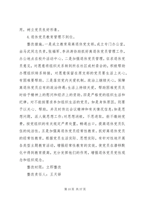 教育局党委关于巡察整改完成情况的报告.docx