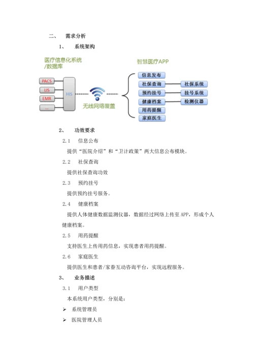 智慧医疗APP解决专项方案.docx