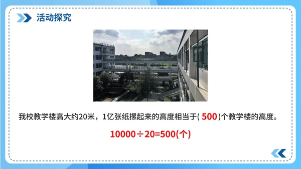 人教版数学四年级《1亿有多大》课件