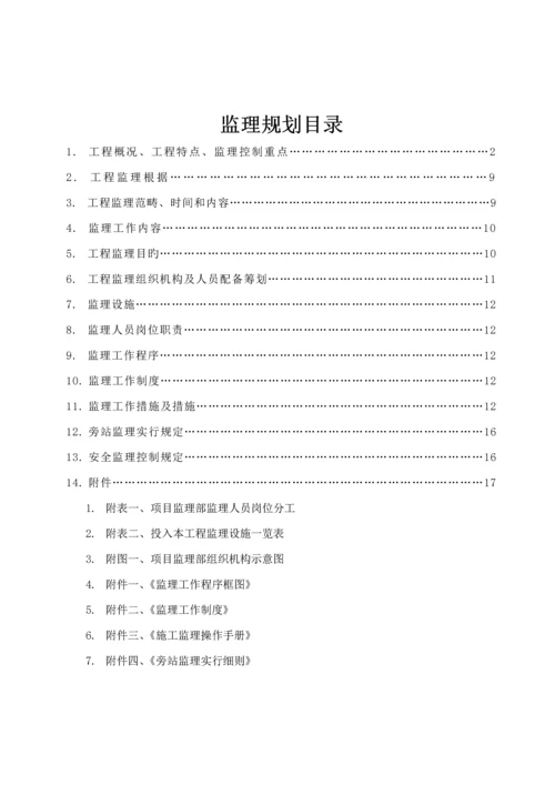 城市道路改造关键工程监理重点规划.docx