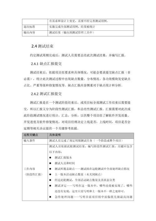 软件测试的基本作业流程与测试标准规范.docx