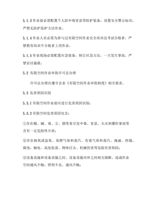 有限空间作业安全操作专项规程.docx