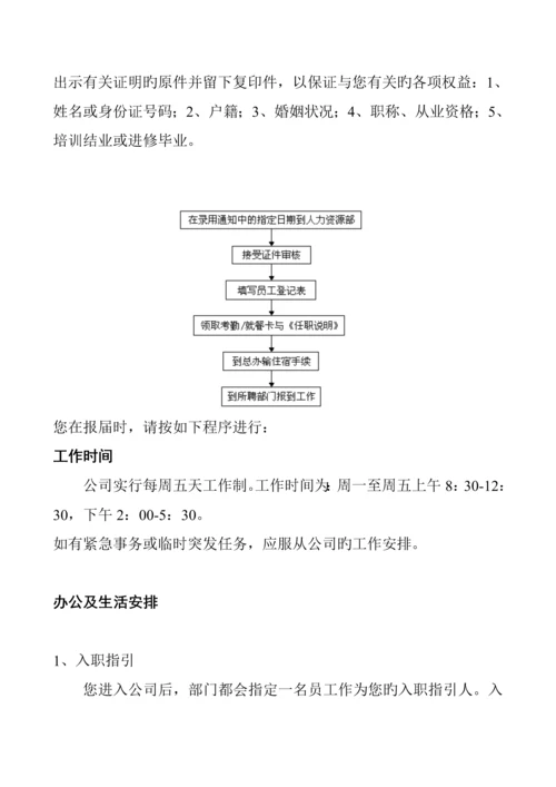 企业集团公司员工标准手册.docx