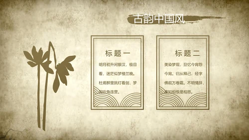 中医文化工作总结汇报计划动态PPT模板