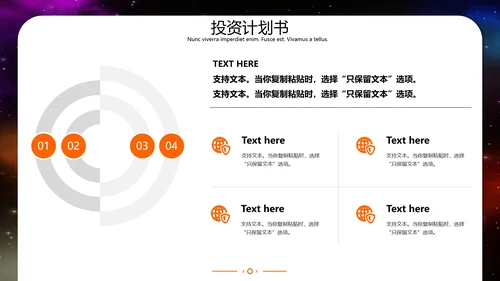 简约商务风创业投资计划书通用PPT模板