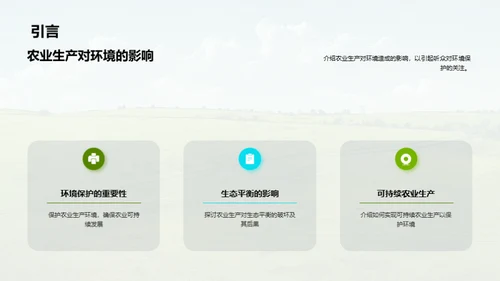 农业生产环境保护演讲