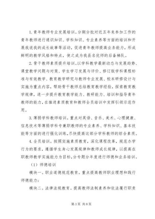 教师素质提升计划范本.docx