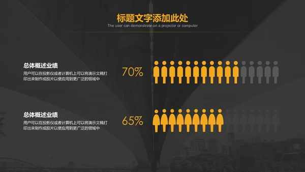 桥梁下大桥背景的高端商务通用PPT模板
