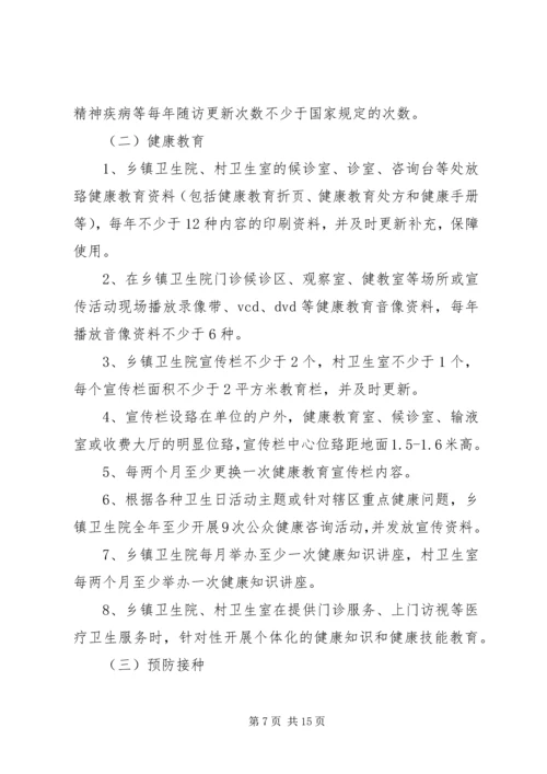 阿岗镇XX年基本公共卫生服务实施方案 (2).docx