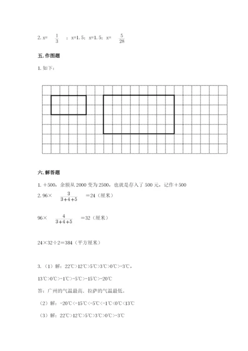 巴中地区小升初数学测试卷精品及答案.docx