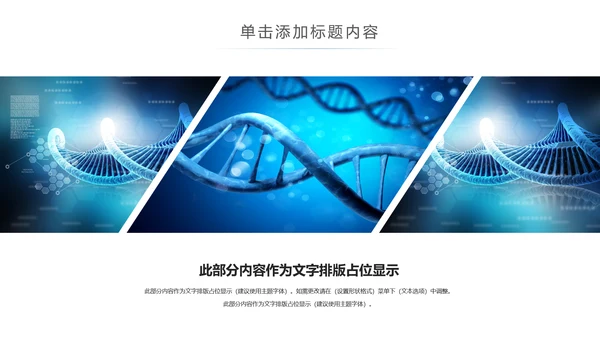 基因生物化学医疗医学DNA学术研究报告PPT模板