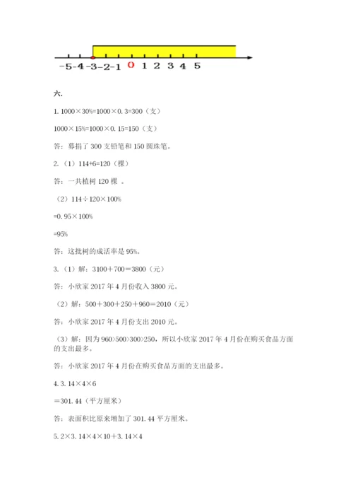 最新人教版小升初数学模拟试卷及1套完整答案.docx