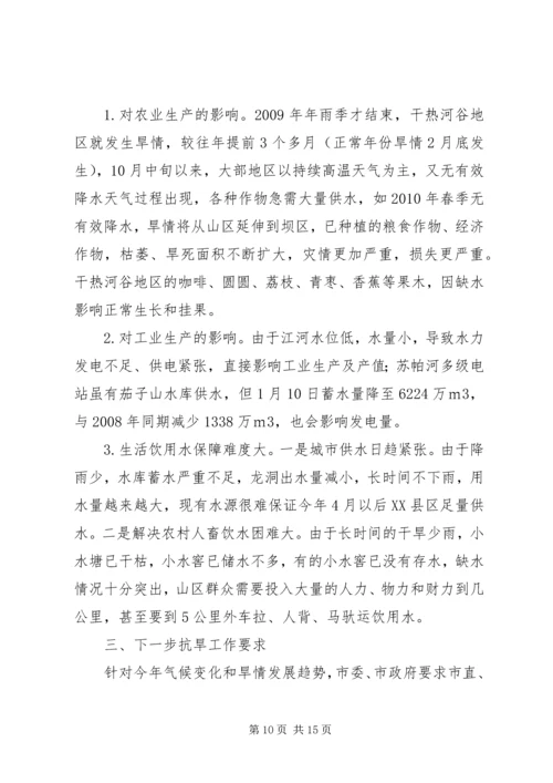 副市长在全市抗旱动员大会讲话.docx