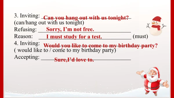 Unit 9 Section A 3a-3c 课件（人教八上Unit9 Can you come t